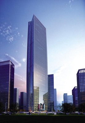 廣州珠江新城B2-10財(cái)富中心需求玻璃面積約75000平方米，超白玻璃原片25萬(wàn)平方米