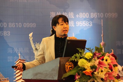 中國國際航空公司電話銷售服務中心高級副經理 馬雪峰 女士回顧國航呼叫中心的發展